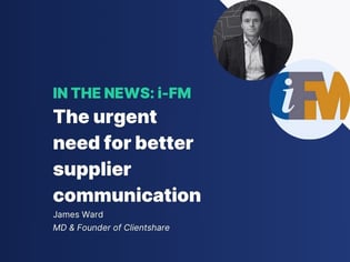 Link to a thought leadership article by Clientshare's MD, James Ward, discussing the urgent need for better supplier communication through Quarterly Business Reviews (QBRs)