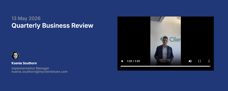 Clientshare Best Practice - Reviews SCREENSHOT 2 (option 1)
