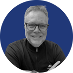 customer headshot - jason bendell - compass group - blur background - round