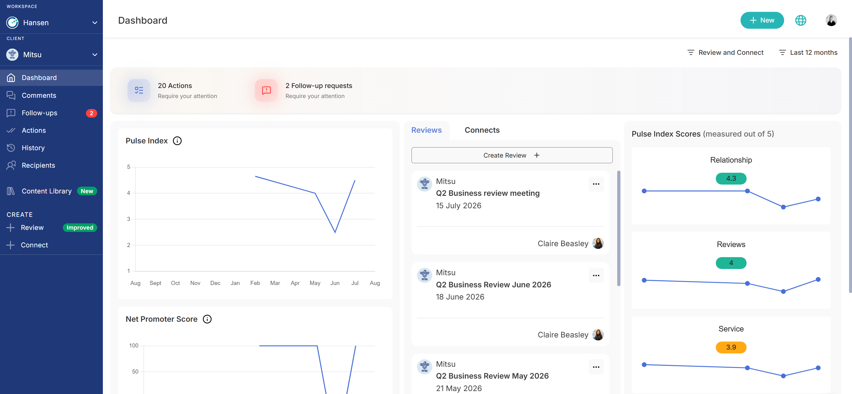 Client Dashboard