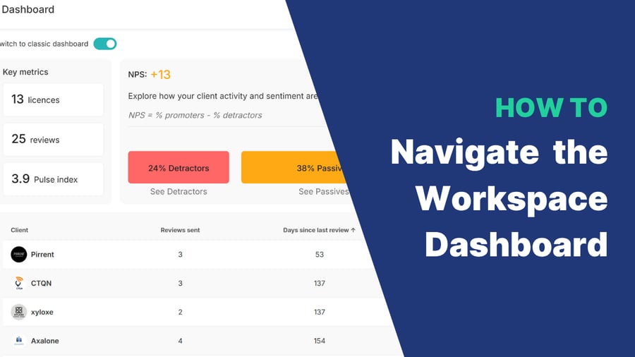 How to navigate the Organisation Dashboard