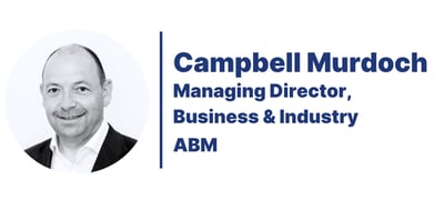 Author card for Campbell Murdoch, Managing Director for Business and Industry in the UK at ABM