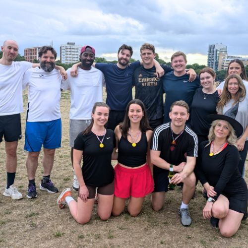 The Clientshare team after their annual Sports Day
